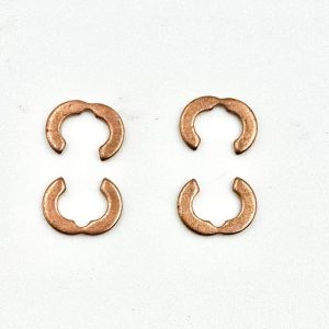 Open retaining ring custom E-circlip