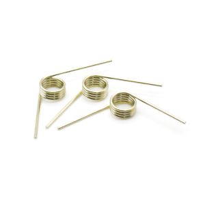 Torsion springs coiled metal galvanized stainless steel torsion springs